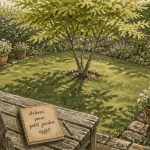arbres pour petit jardin dans un espace champêtre