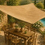 baches ombrage terrasse rustique