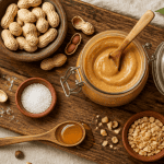 faire son beurre de cacahuete maison bocal et cacahuetes