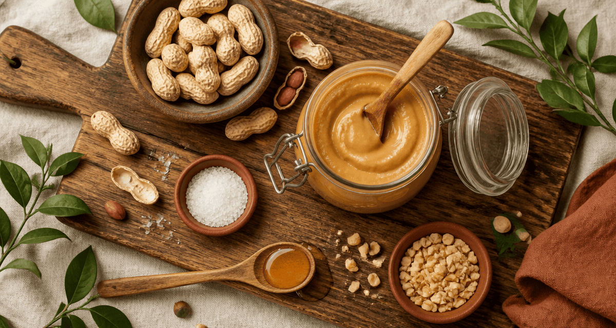 faire son beurre de cacahuete maison bocal et cacahuetes