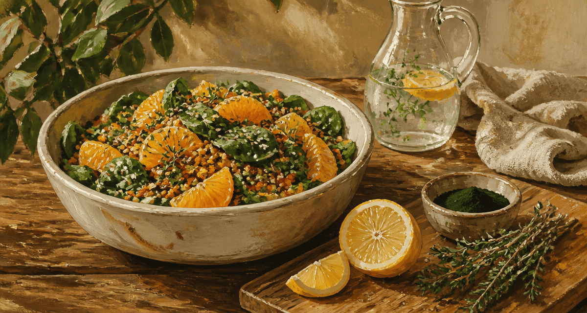 fruits et legumes riches en fer salade lentilles epinards spiruline