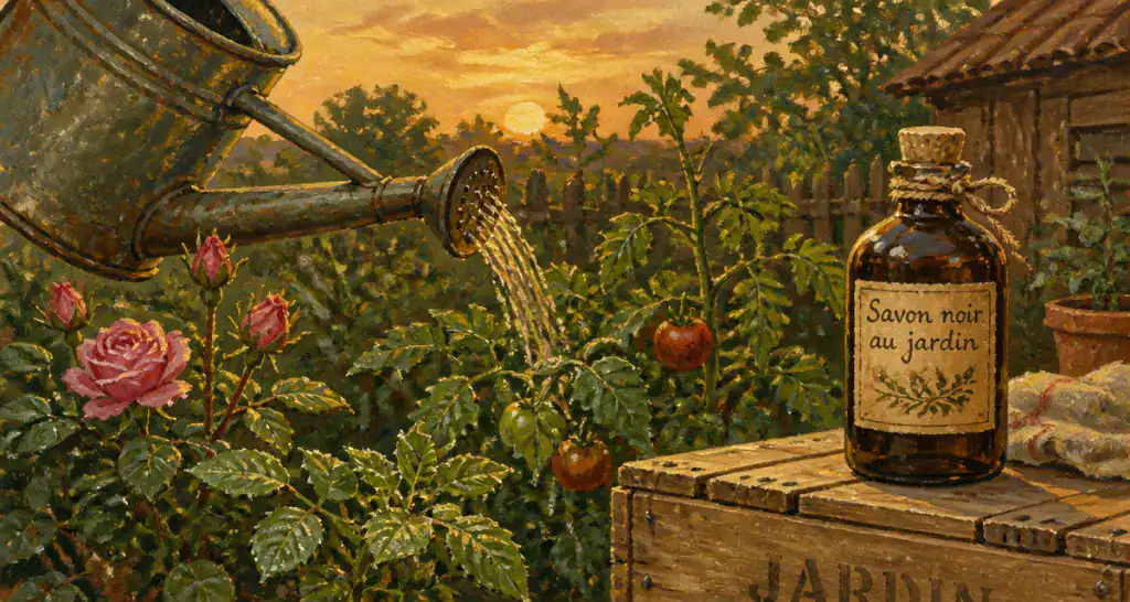 comment utiliser le savon noir comme insecticide sur les plantes