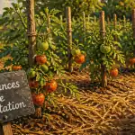 distance entre pieds de tomates rangées espacées au potager