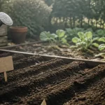 Semis de Lunaria annua pour planter monnaie du pape dans le potager