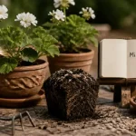 Quand planter geranium : mi-mai, géraniums en pot argileux