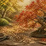 quand tailler un érable illustration automne
