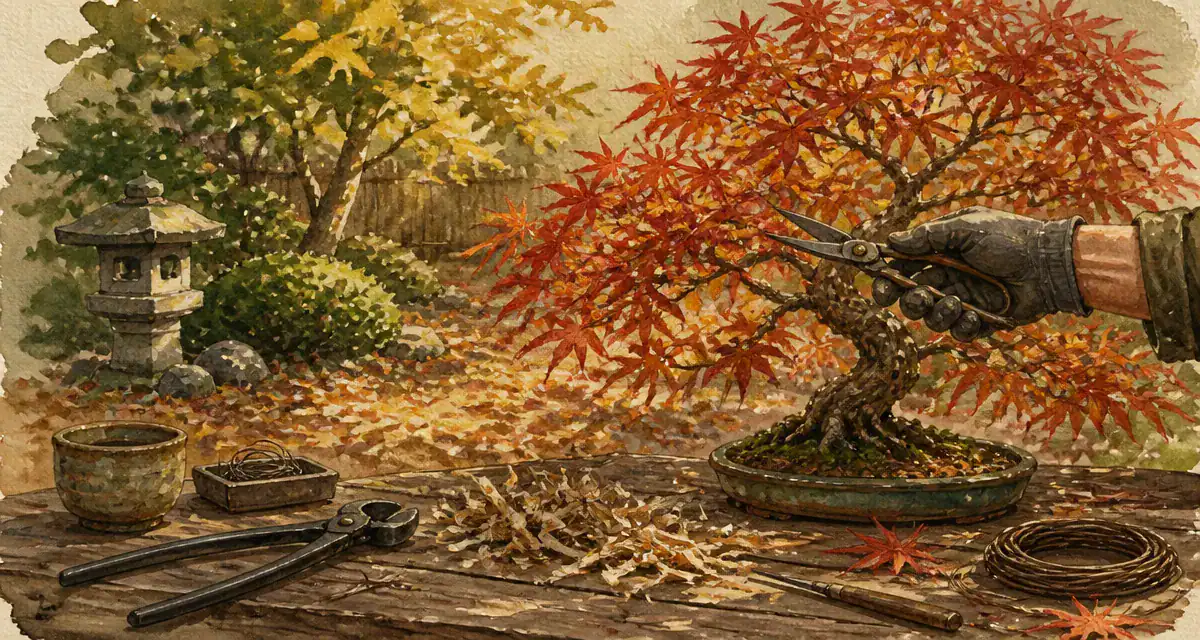 quand tailler un érable illustration automne