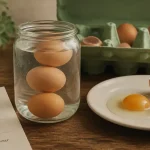 Reconnaître des oeufs frais : test de flottaison dans l’eau froide