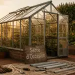 serre occasion à vendre particulier en verre et aluminium