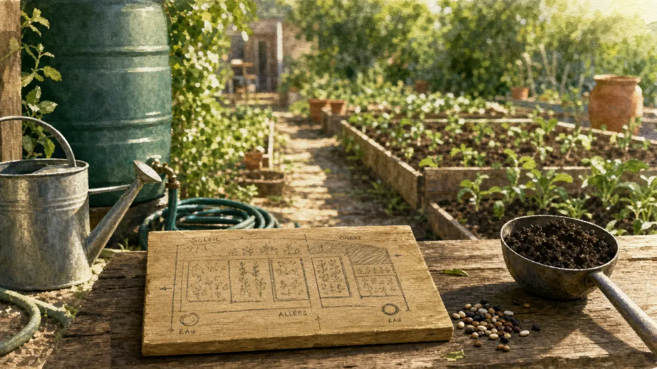 Comment organiser son potager : 6 heures de soleil et rotation des légumes