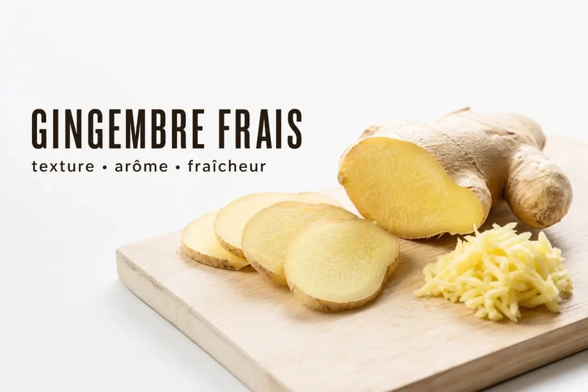 Préparation du gingembre frais en cuisine pour une recette savoureuse