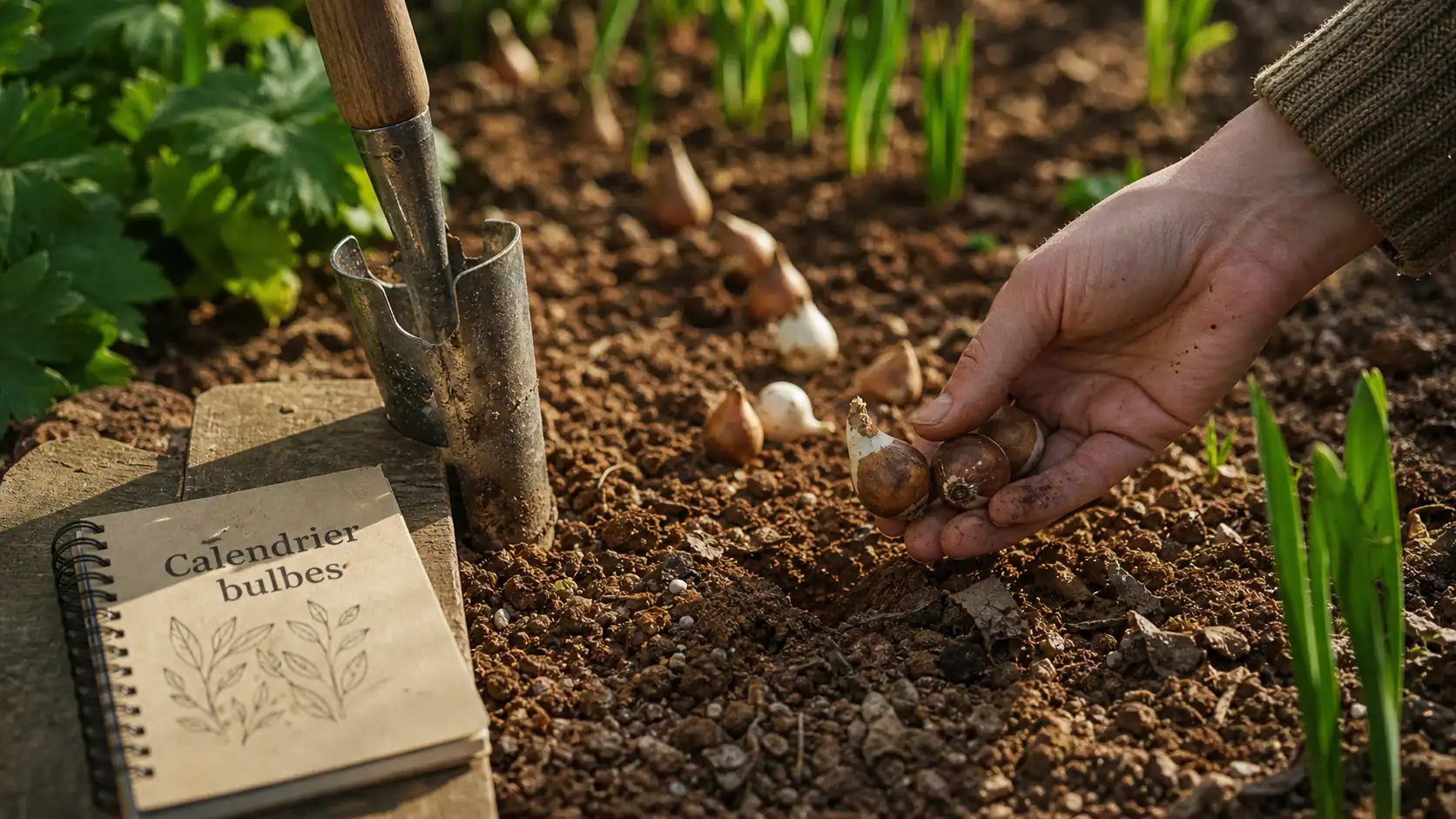 Quand planter bulbes : plantoir, bulbes et profondeur dans le jardin