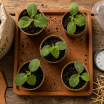 Quand planter concombre : plants et terre avec température du sol