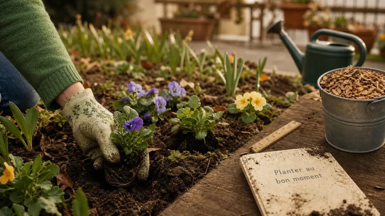 Quand planter des fleurs : pensées et primevères après les dernières gelées