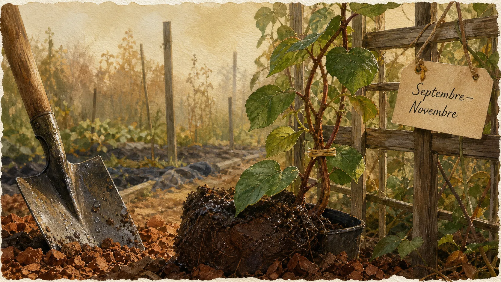 Quand planter kiwi : automne ou printemps selon climat et pollinisation