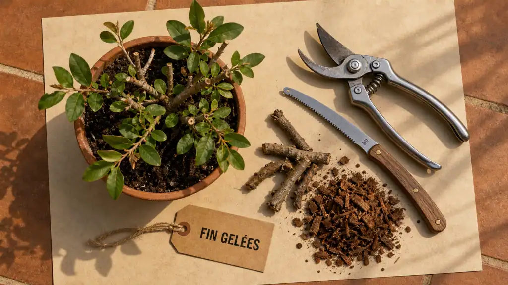 Quand tailler le lilas des Indes : fin février à mi-avril, sécateurs et rameaux