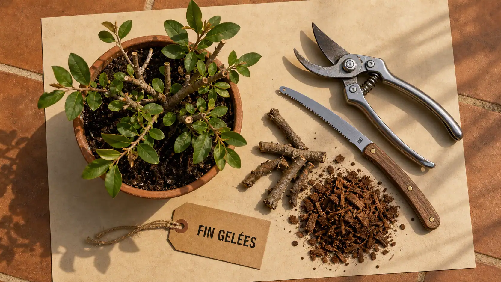 Quand tailler le lilas des Indes : fin février à mi-avril, sécateurs et rameaux