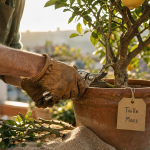 Quand tailler un citronnier après les gelées : taille en pot, sécateur et gants