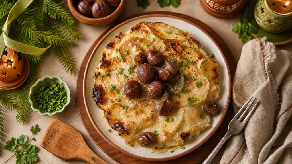 Quel accompagnement avec le chapon de Noël ? Marrons, courges et gratin pour un accord parfait