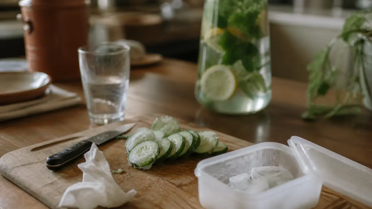 Congeler du concombre, rondelles croquantes et astuces anti-déglaçage