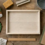 Éclaircir le bois : parquet en chêne plus clair, produit oxalique et gants