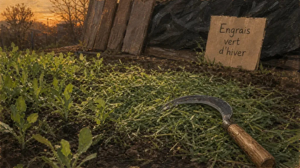 Engrais vert d’hiver, semis de fin août à fin octobre et destruction avant floraison