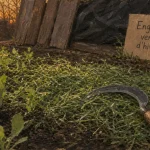 Engrais vert hiver : jeunes pousses en potager