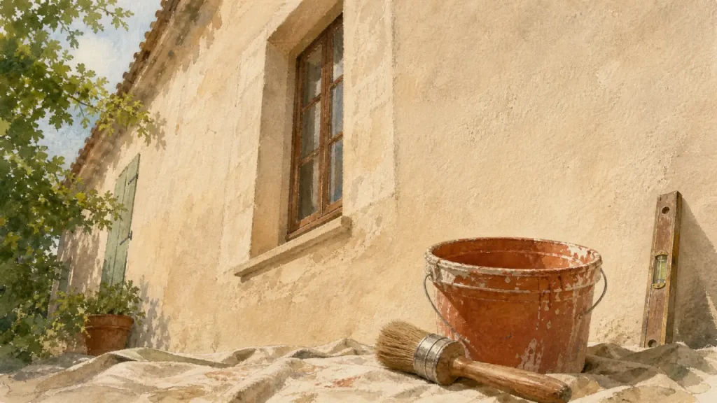Peinture extérieure à la chaux, un choix respirant pour façade minérale