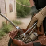 Ramasser des dechets en cleanwalk : tri et sécurité, mains gantées, bord d’allée