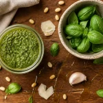 Recette pour pesto basilic maison : pesto vert et basilic frais