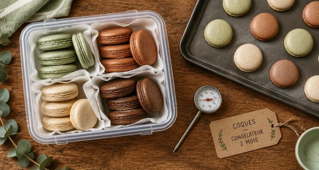 Conservation des coques de macarons vides : 3 méthodes et le piège de la condensation
