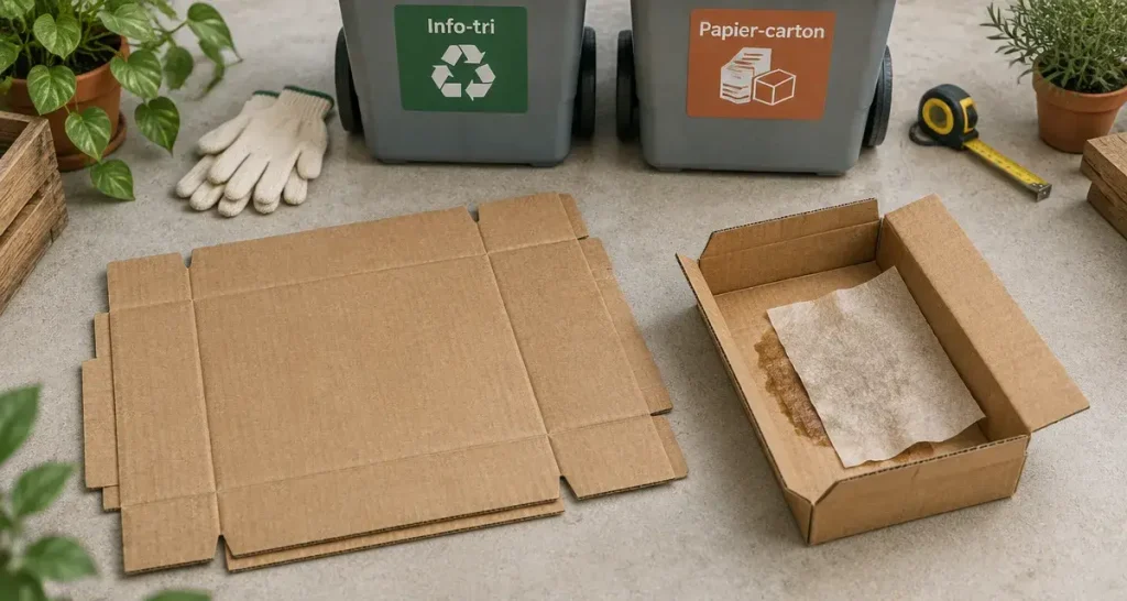 Recyclage du carton : trier proprement pour préserver toute la collecte