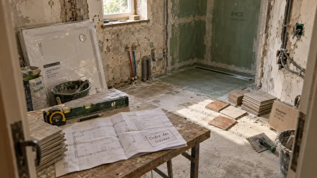 Rénovation de salle de bains : le bon ordre des travaux pour éviter les dépenses inutiles