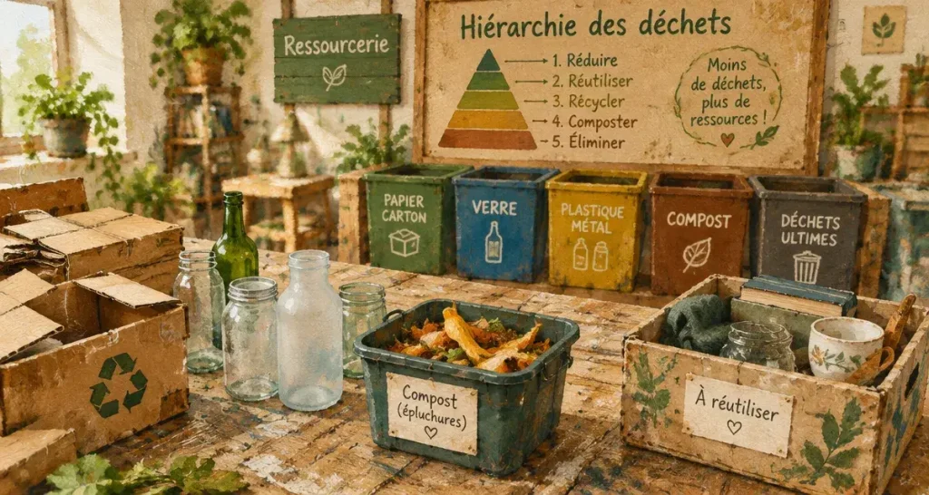 Valoriser les déchets transforme le tri en matières, énergie et ressources
