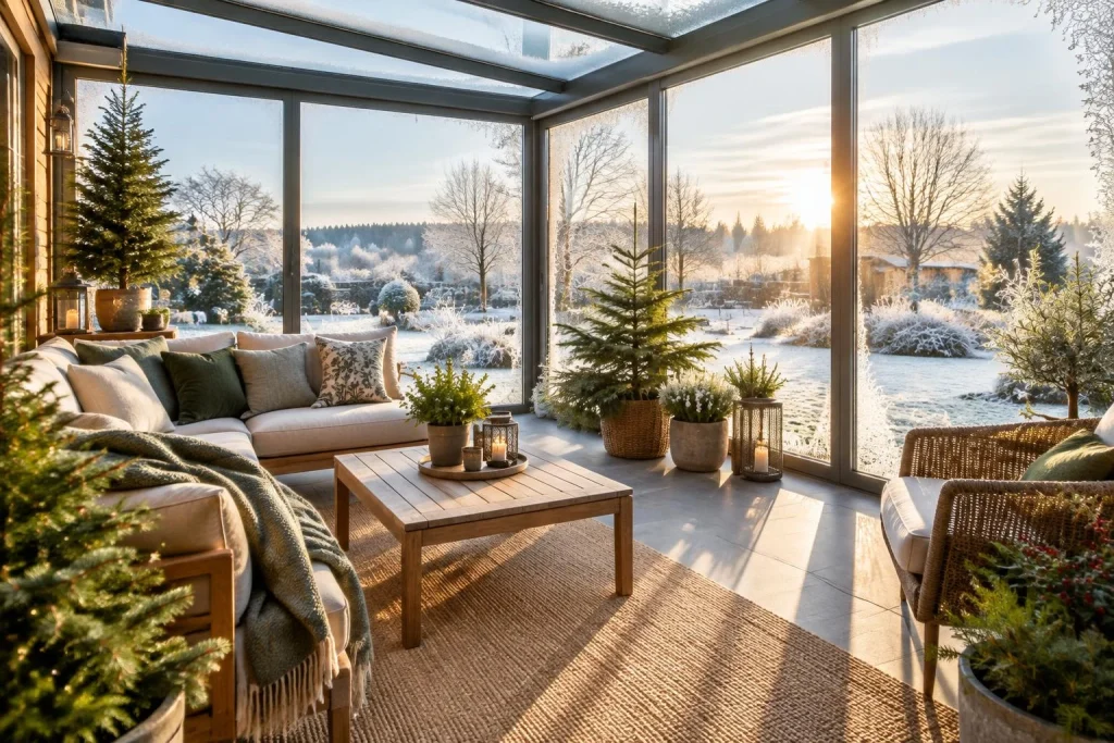 Véranda jardin d&rsquo;hiver : la lumière plein sud qui change tout en décembre